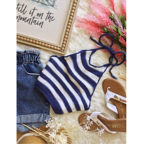 Billabong Blue Lagoon Knit Crop - Picture 3 of 9